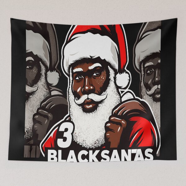 Item preview, Black Santa's Coming To Town  designed and sold by KitonicTees.