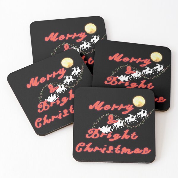 Item preview, Cozy Christmas | joyful jinglebells merry and bright christmas joy cheer  | black designed and sold by DrStickerManiac.