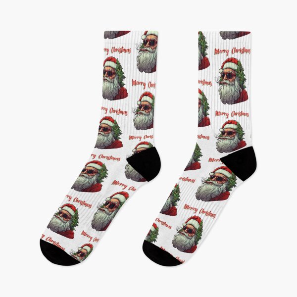 Item preview, Merry Christmas smoking santa designed and sold by supersanko.
