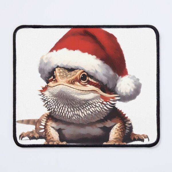 Item preview, Bearded Dragon Wearing a Santa Hat designed and sold by DakotaInspired.