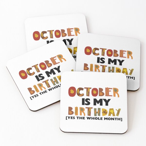 Item preview, October is my birthday all month designed and sold by Miya-ArtShop.