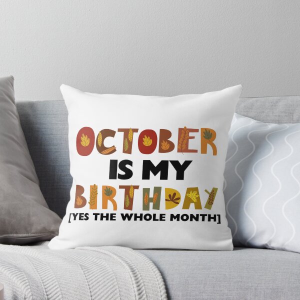Item preview, October is my birthday all month designed and sold by Miya-ArtShop.