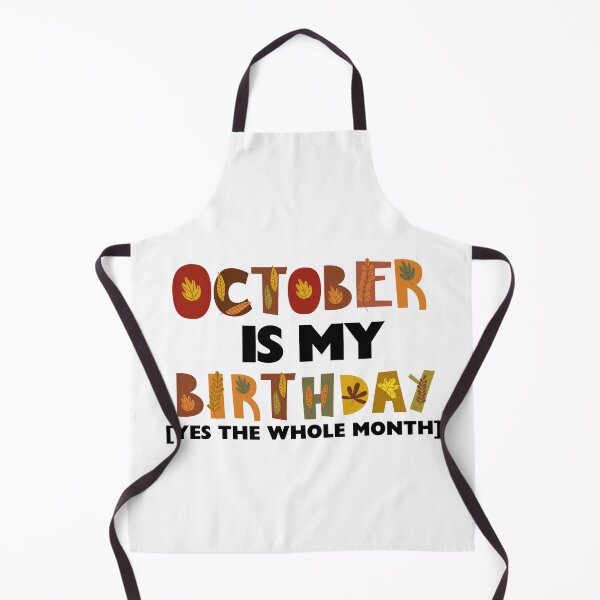 Item preview, October is my birthday all month designed and sold by Miya-ArtShop.