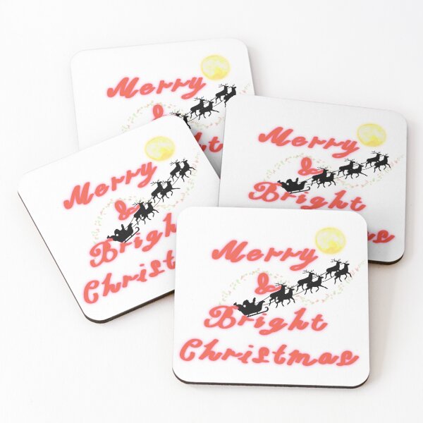 Item preview, Cozy Christmas | joyful reindeer merry and bright christmas joy cheer  | white designed and sold by DrStickerManiac.