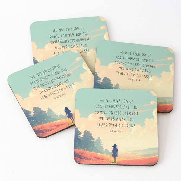 Item preview, Isaiah 25:8 designed and sold by BestLifeHues.