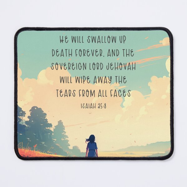 Item preview, Isaiah 25:8 designed and sold by BestLifeHues.