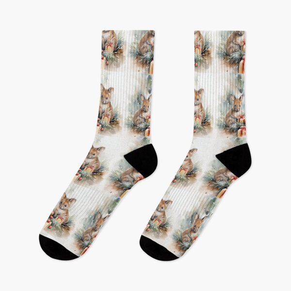 Item preview, Christmas Wallabies (watercolor design 2) designed and sold by Samuelsboro.