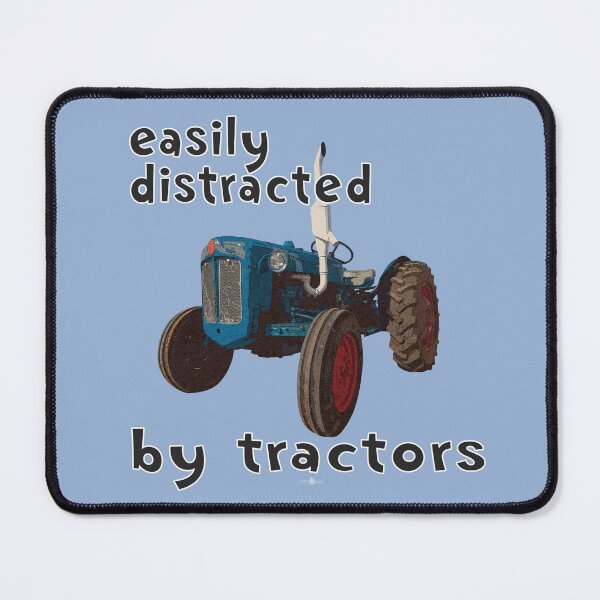 Item preview, easily distracted by tractors designed and sold by SEADOGPRINTS.
