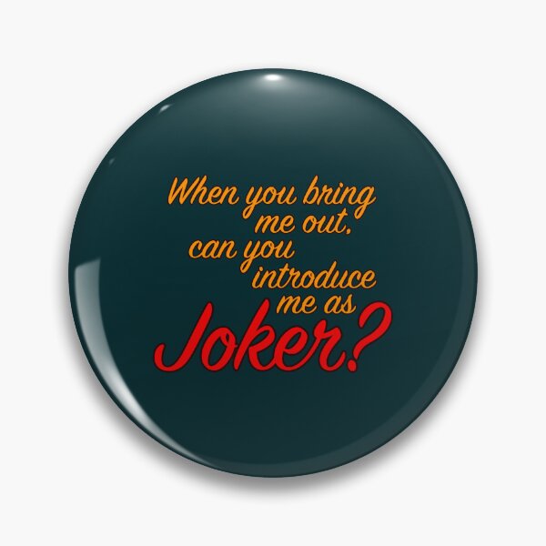 Item preview, Can you introduce me as Joker  designed and sold by namegenerat.