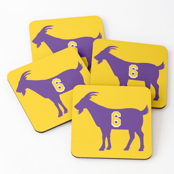 Item preview, Los Angeles GOAT - number 6 - Purple designed and sold by BuzzerBeater00.