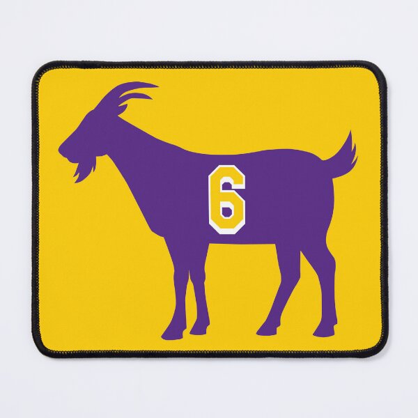 Item preview, Los Angeles GOAT - number 6 - Purple designed and sold by BuzzerBeater00.
