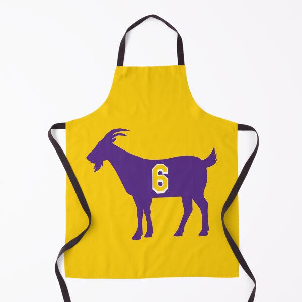 Item preview, Los Angeles GOAT - number 6 - Purple designed and sold by BuzzerBeater00.
