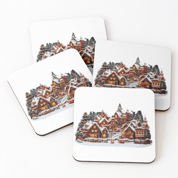Item preview, Typical Christmas town designed and sold by AlejaJorgeShop.