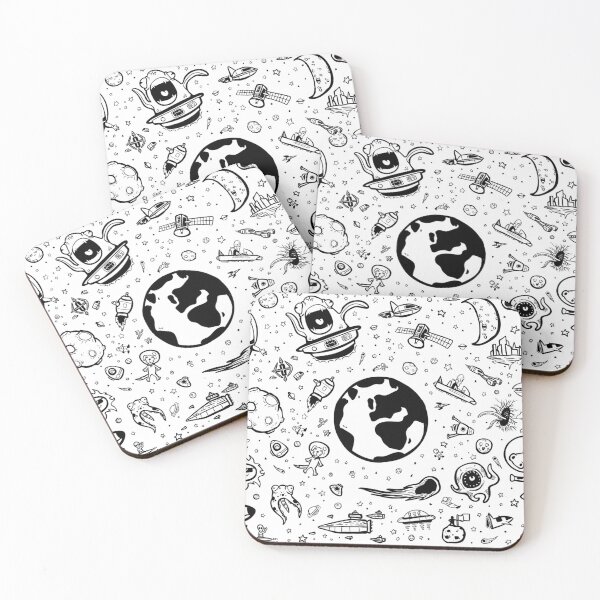 Item preview, Space Doodles - Fun Space Stuff - Line Art  designed and sold by ArtBySutherland.