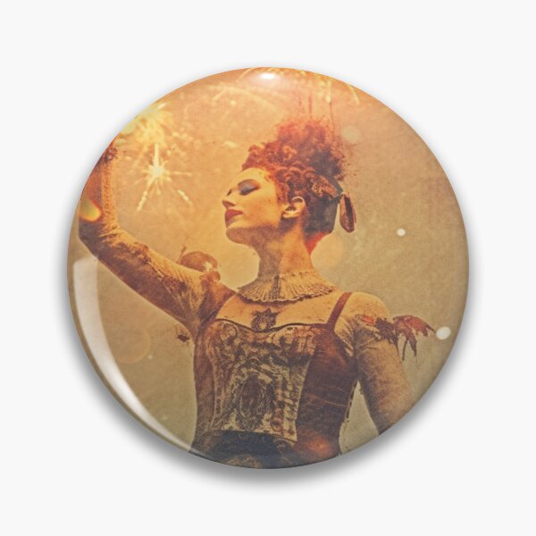 Item preview, Grungy Moody Retro Vintage Art Style Dark Circus Fire Performer designed and sold by AmandaArcane.