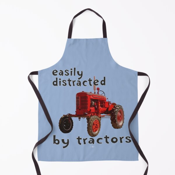Item preview, easily distracted by tractors designed and sold by SEADOGPRINTS.