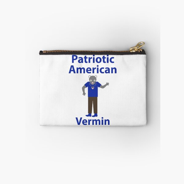 Item preview, Patriotic vermin cute anti Trump design  designed and sold by Rachel the Artist .