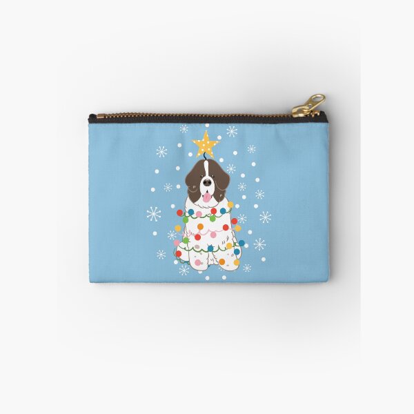 Item preview, Newfie Newfoundland Dog Christmas Tree - Brown White 5 designed and sold by Lulupainting.