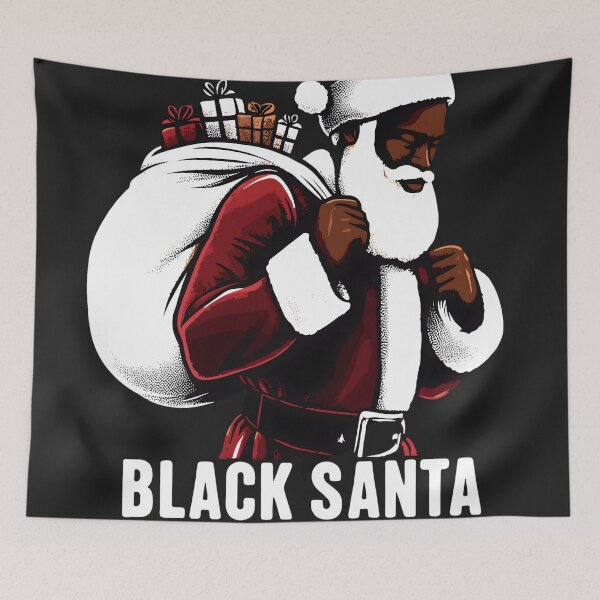 Item preview, Black Santa Is Coming To Town  designed and sold by KitonicTees.