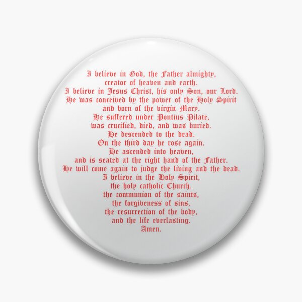 Item preview, Gothic Apostles' Creed designed and sold by thecamphillips.