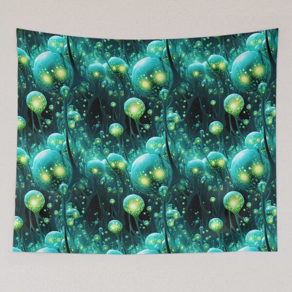 Item preview, Psychedelic Slime Ball Funhouse: Vibrant Green Pop Art Extravaganza designed and sold by polonuim210.