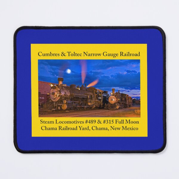 Item preview, Steam Trains As Home Decor: Stickers, Magnets, Desk Mats, Mouse Pads, Pillows, Totes, Mugs, Wall Art, Comforters, Shower Curtains, Clocks, Art Prints, Throw Blankets, Bath Mats, Jigsaw Puzzles & More designed and sold by MoreEZUSA-Here.