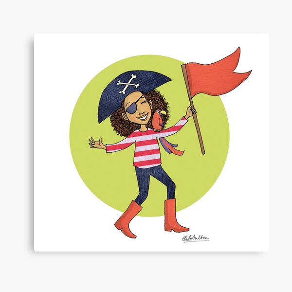 Pirate Girl Canvas Print