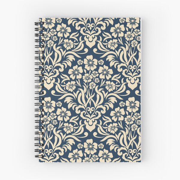 Item preview, Victorian pattern cream and blue designed and sold by WATEKE.
