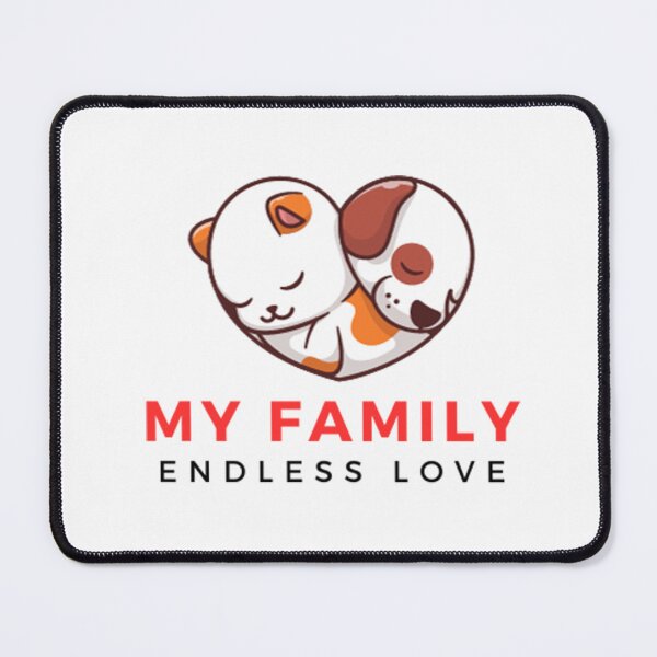 Item preview, DOG, CAT, THEY'RE OUR FAMILY. designed and sold by nittacrafts.