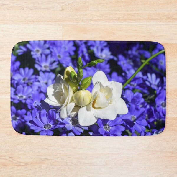 Item preview, freesia on a blanket of blue designed and sold by okomedesign.
