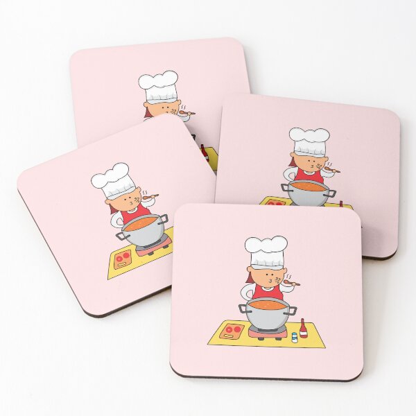 Item preview, chef cooking a soup in the kitchen designed and sold by wordspotrayal.