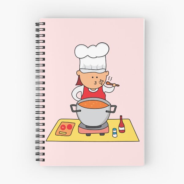 Item preview, chef cooking a soup in the kitchen designed and sold by wordspotrayal.
