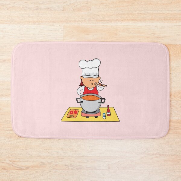 Item preview, chef cooking a soup in the kitchen designed and sold by wordspotrayal.