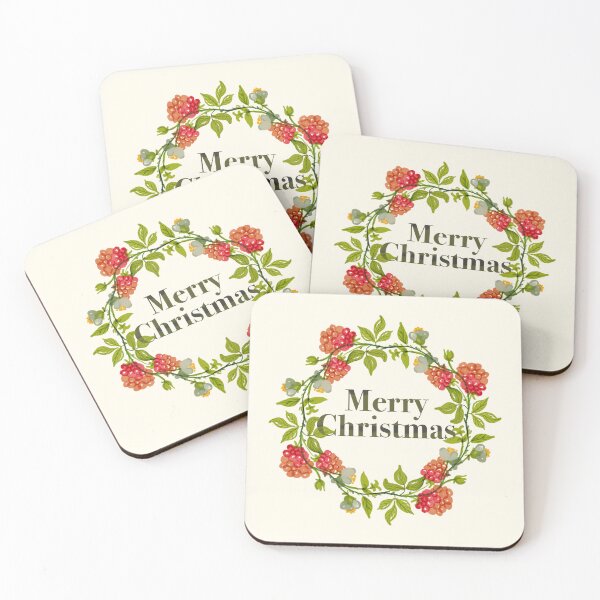 Item preview, Christmas Wreath In Watercolor designed and sold by I Am Cuta.
