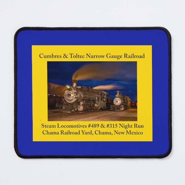 Item preview, Steam Trains As Home Decor: Stickers, Magnets, Desk Mats, Mouse Pads, Pillows, Totes, Mugs, Wall Art, Comforters, Shower Curtains, Clocks, Art Prints, Throw Blankets, Bath Mats, Jigsaw Puzzles & More designed and sold by MoreEZUSA-Here.