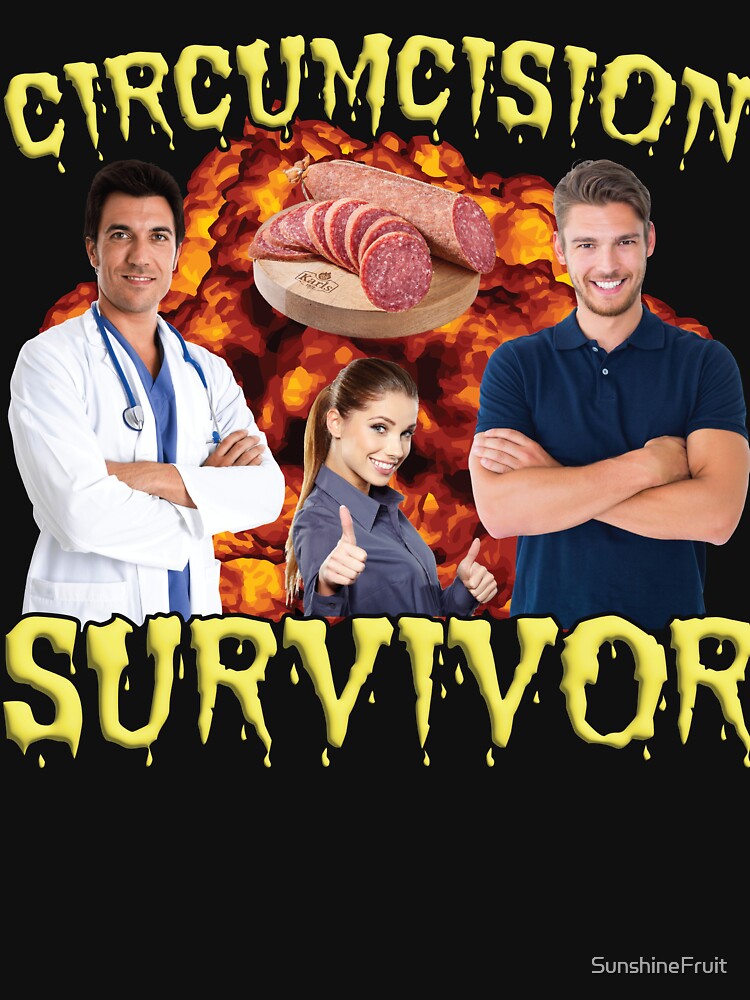 Thumbnail 7 of 7, Classic T-Shirt, Circumcision Survivor designed and sold by SunshineFruit.