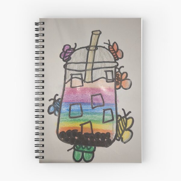 Item preview, Rainbow bubble tea designed and sold by MissMannersArts.