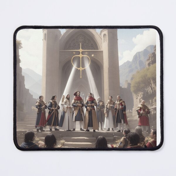 Item preview, Medieval Nobles Addressing a Gathered Crowd designed and sold by Myahashaye.