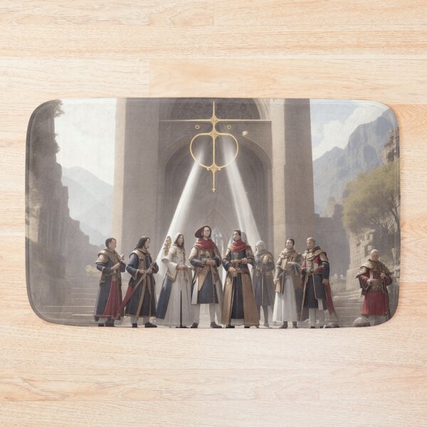 Item preview, Medieval Nobles Addressing a Gathered Crowd designed and sold by Myahashaye.