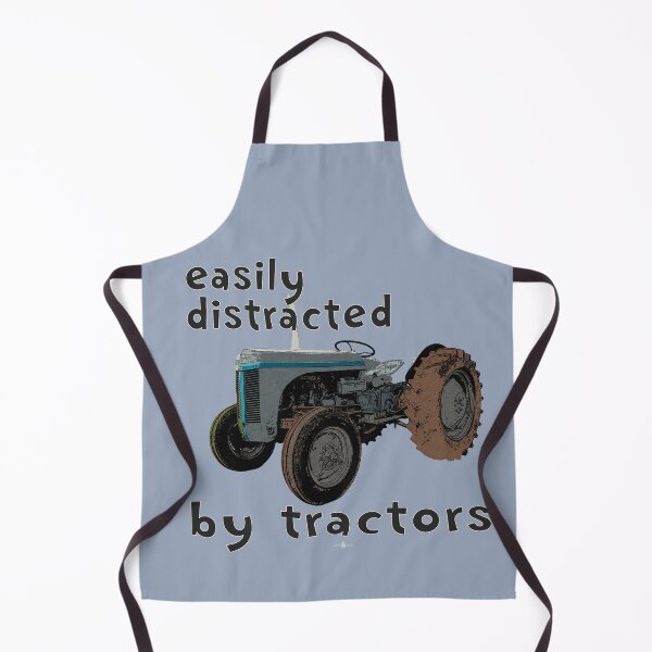 Item preview, easily distracted by tractors designed and sold by SEADOGPRINTS.