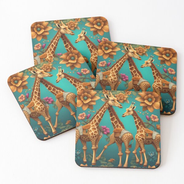 Item preview, Giraffes Gathering Place designed and sold by purplesensation.