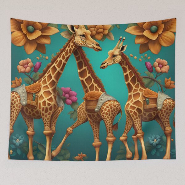 Item preview, Giraffes Gathering Place designed and sold by purplesensation.