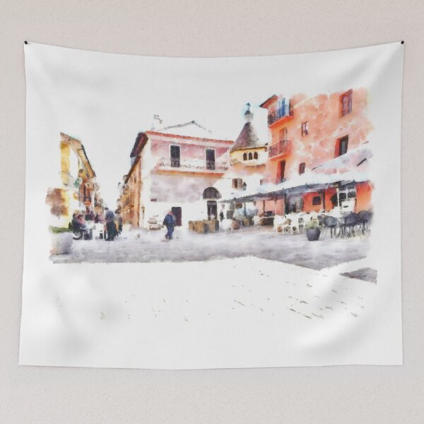 Item preview, San Felice Circeo square designed and sold by Giuseppe Cocco.