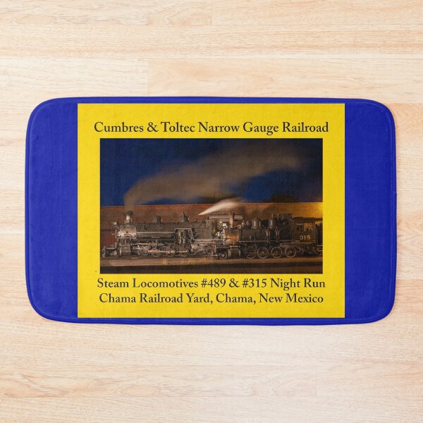 Item preview, Steam Trains As Home Decor: Stickers, Magnets, Desk Mats, Mouse Pads, Pillows, Totes, Mugs, Wall Art, Comforters, Shower Curtains, Clocks, Art Prints, Throw Blankets, Bath Mats, Jigsaw Puzzles & More designed and sold by MoreEZUSA-Here.