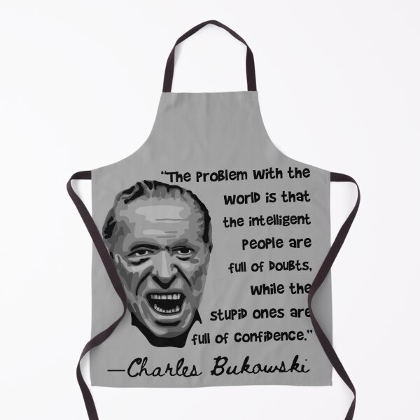 Item preview, Charles Bukowski Portrait and Quote designed and sold by Unhinged Heather.