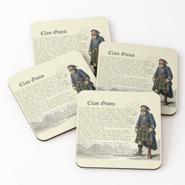 Item preview, Clan Gunn Scottish History  designed and sold by BagTown Clans.
