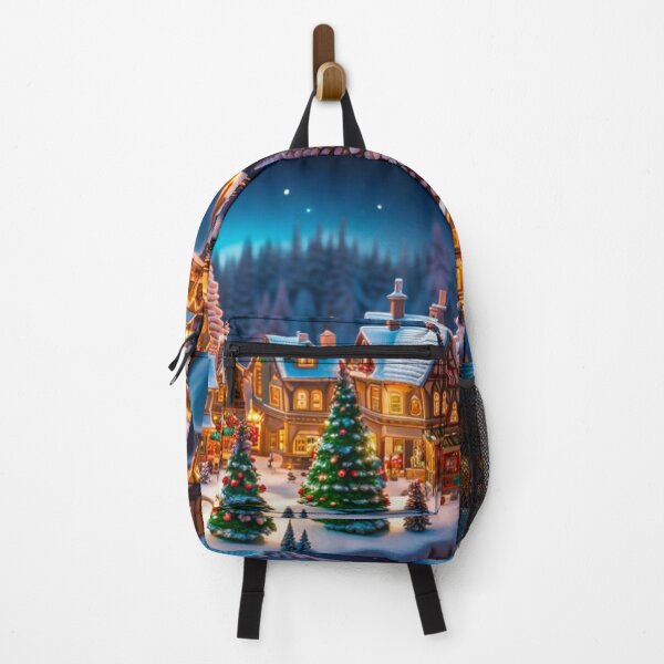 Item preview, Christmas Village in the Winter - Miniature Houses - Christmas Tree, Christmas Light, Christmas Decoration - Christmas Wonderland - Joyeux Noel designed and sold by MyArt23.