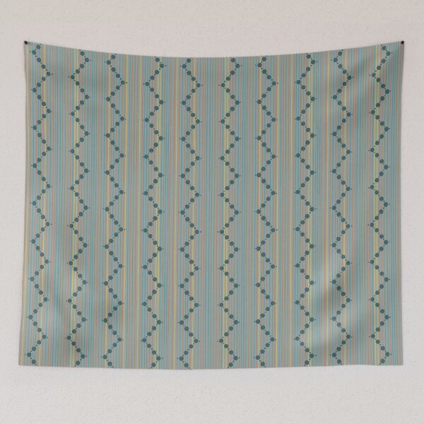 Item preview, Multi colored stripes with abstract design  designed and sold by katerosestudios.