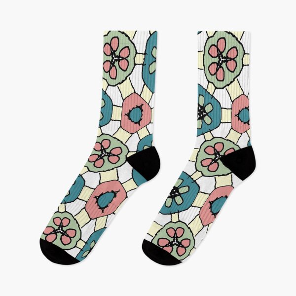 Item preview, Pastel Retro Patterned Tile designed and sold by MonCreedon.