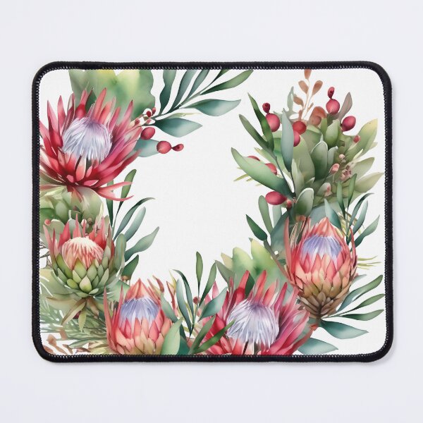 Item preview, Protea Wreath, Christmas Wreath designed and sold by IzzettDigital.